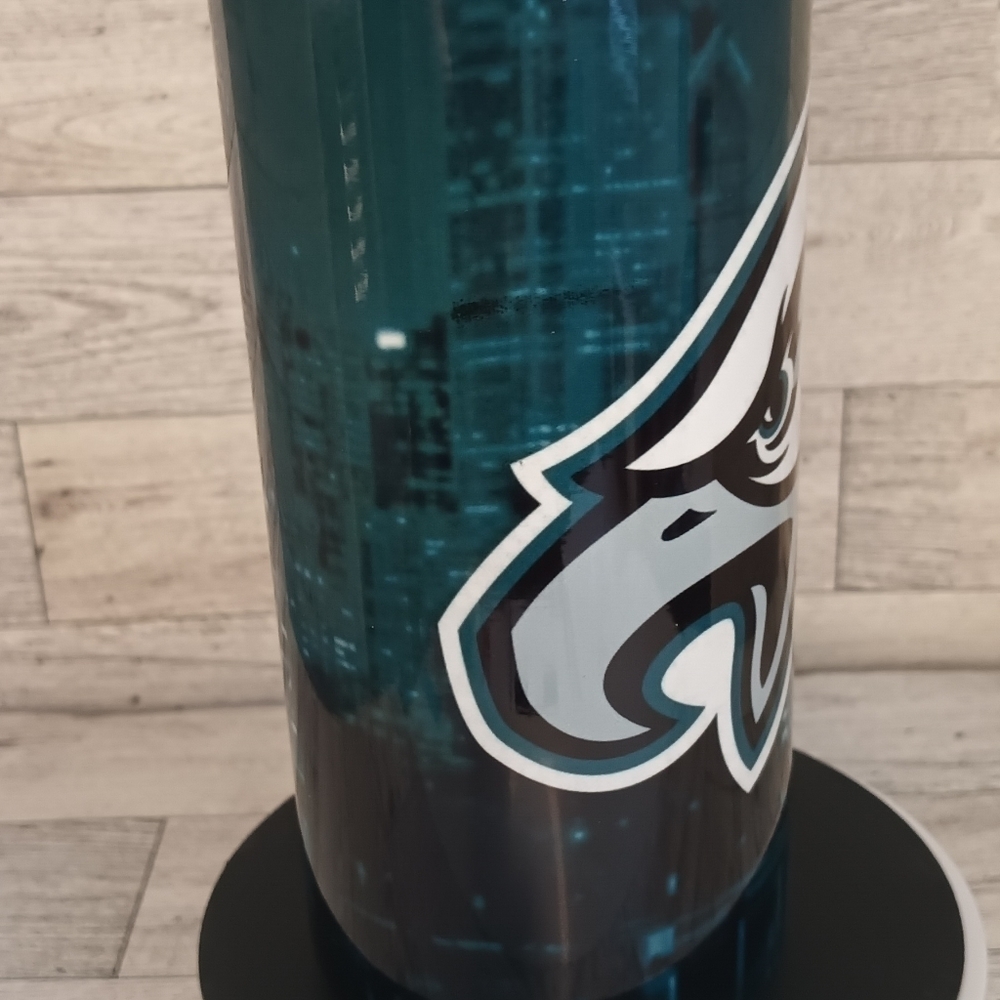 Philadelphia Eagles 20oz stainless steel handmade tumbler - Picture 2 of 3